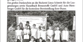 Ausflug Limbacher E-Jugend des JSV Limbach-Fahrenbach